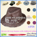 2013 Best Price Cloth Belt 100% Nature Paper Straw Hat/Party Hat ,LSP26